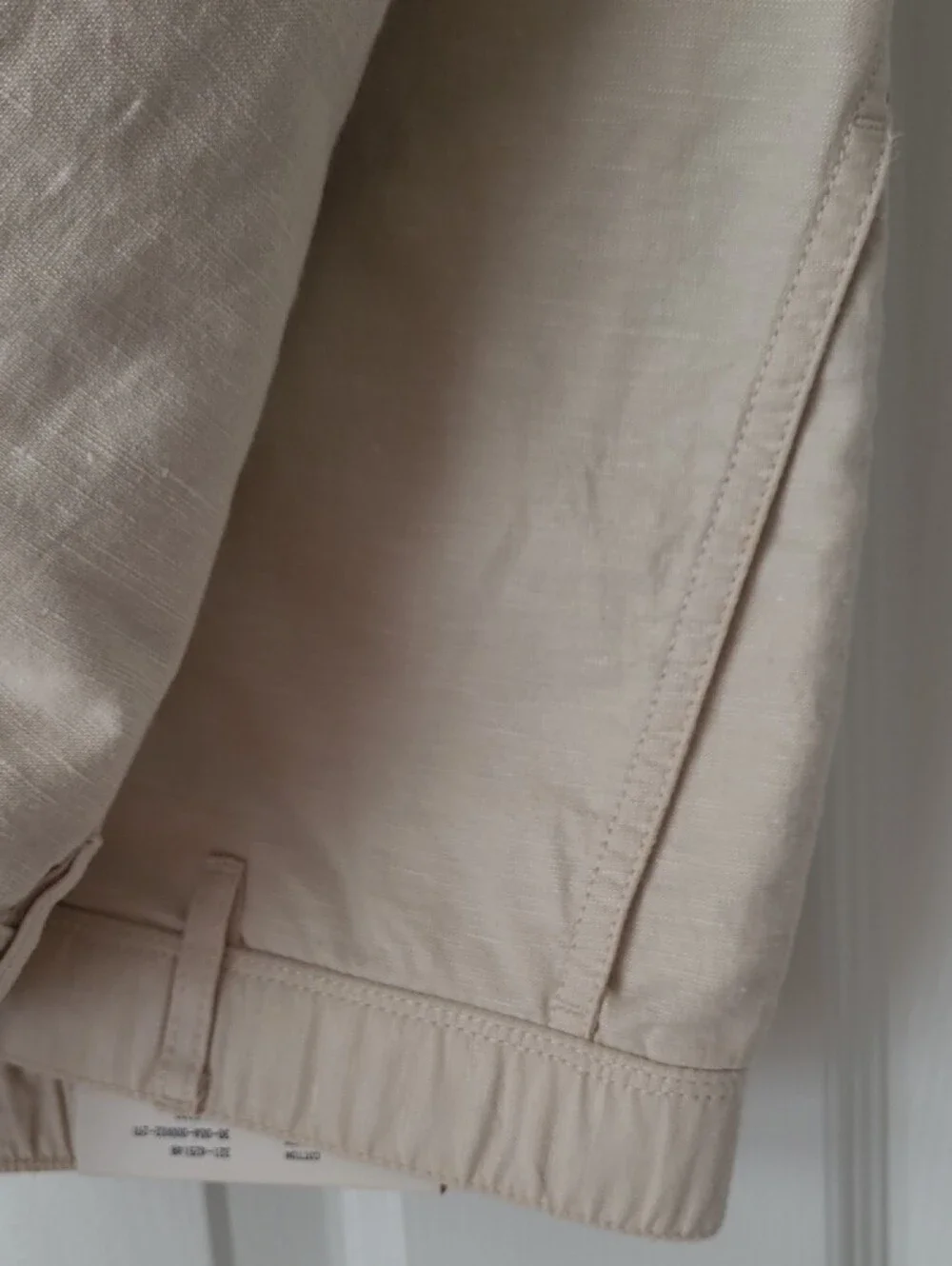 Uniqlo Men's Light Beige Linen Blend Pants